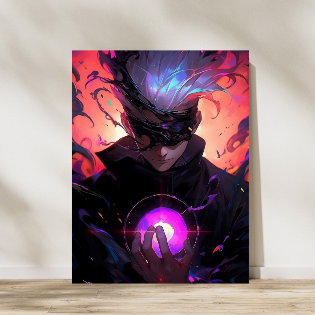 Quadro de MDF Poster sem moldura Anime, mangá, Jujutsu Kaisen - Gojo ...