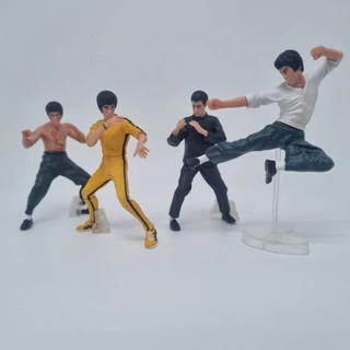 Bruce Lee Action Figure 10 cm 4 Pcs kit