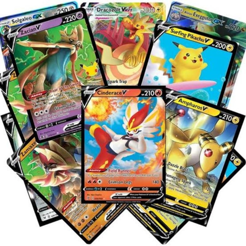 Pokémon Cartas V diversas edições
