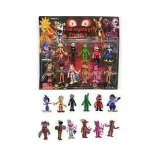 Five Nights At Freddys Kit Com 12 Bonecos 15 Cm