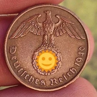 Moeda Antiga 3°.Reich - 2Pf (Bronze)