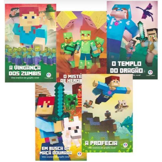 Coleção Minecraft - Em quadrinhos | Shopee Brasil