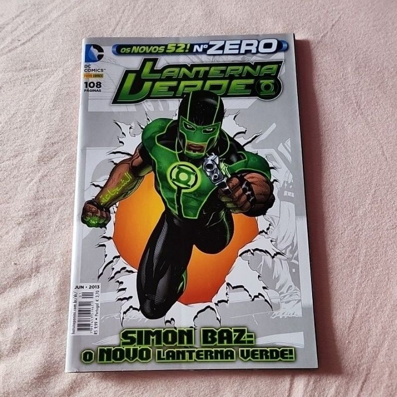 HQ Os Novos 52! N° Zero Lanterna Verde Simon Baz: O Novo Lanterna Verde ...