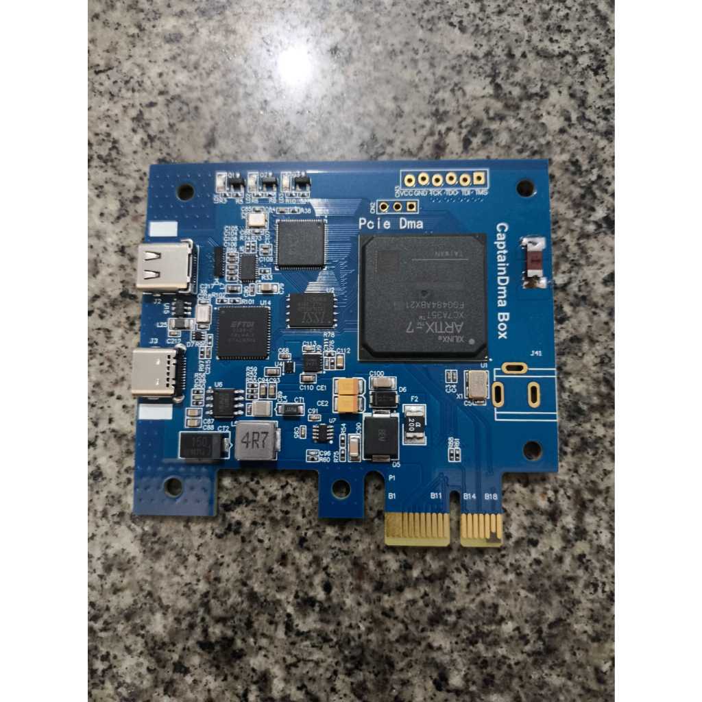 [ORIGINAL][NACIONAL] Cartão/Placa Captain DMA DMA Acesso direto a memóriua, Direct Memory Access, IGNORE: hack, cheat, cod, pubg, tarkov, rust, cs2, radar, david, direct cheats, dma kingdom, firmware, clutch solution, leet dma, squireel, pcileech