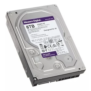 HD 8terabyte Sata 7200rpm - 256mb Cache - Wd Purple Pro Wd8001purp Pro Cor Prata