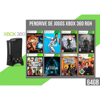 70 jogos Xbox 360 no HD, desbloqueio RGH