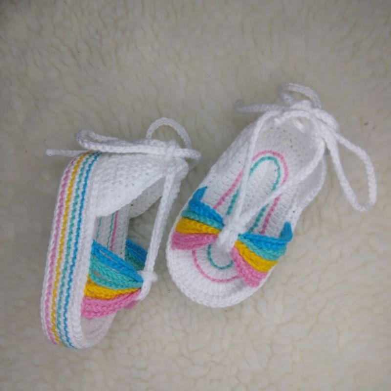 Crochê Sandalia Adidas Bebe Crochet Adidas Tenis De Bebe Sapatinho