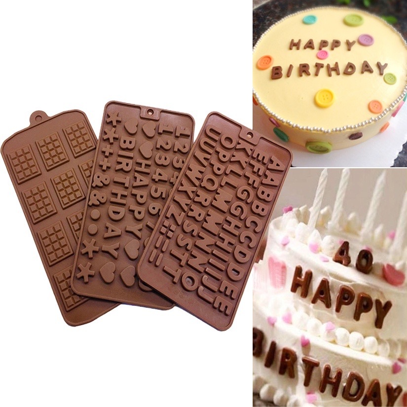 Forma Molde Silicone Dinossauro Chocolate Biscuit Coração Letras Números Unicornio