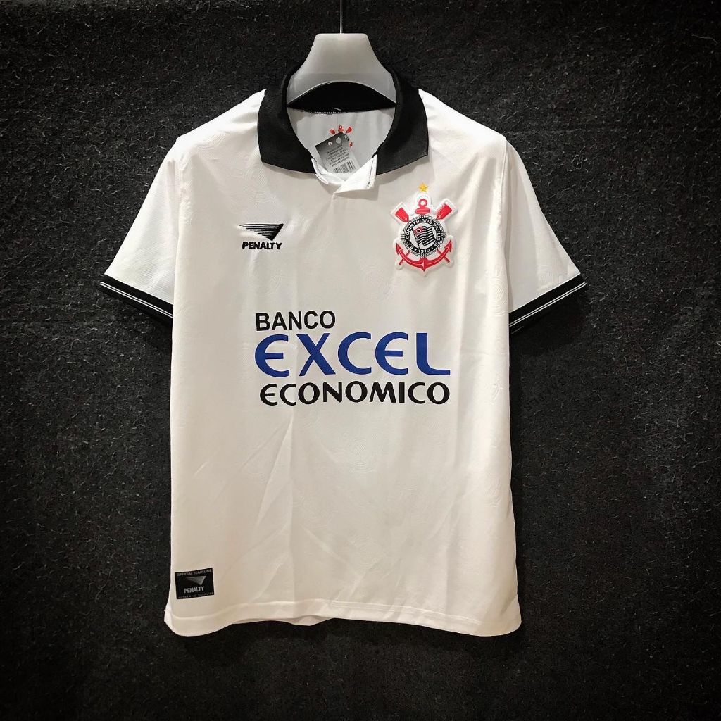 Maillot Corinthians São Paulo 1997/98 Original - Taille Large, Retro, Numéro 9