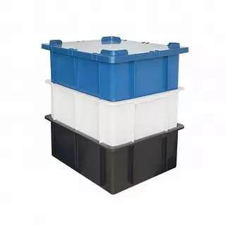 KIT 3 CAIXAS PLASTICA 15 LITROS COM 1 TAMPA RESISTENTE - IDEAL PARA COMPOSTEIRA
