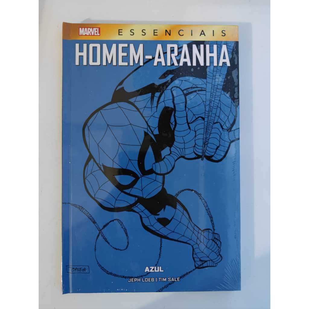 HQ Marvel Essenciais Homem-Aranha - Azul (Lacrada!) | Shopee Brasil