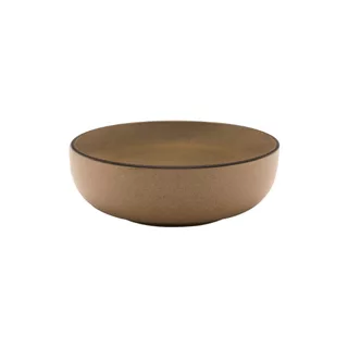 Jogo 6 Tigelas de Sopa Flat Ocre Cumbuca Bowl Caldos Cereais 600ml Oxford