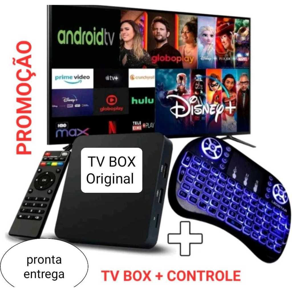 *versão 2024*mini teclado de led + conversor smart tv HD 4k digital 128gb ram 512gb rom android 12.1