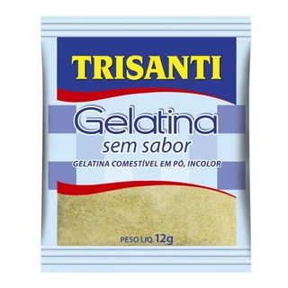GELATINA INCOLOR EM PÓ SEM SABOR TRISANTI