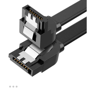 kit 2 Cabo Sata Sata 3 Ângulo Reto E 90 Graus Preto