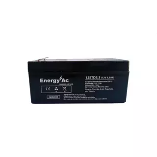 BATERIA SELADA VRLA 12V 3,3AH PARA NO BREAK , ALARMES , AUTOMAÇÃO , EQUIPAMENTO HOSPITALAR.