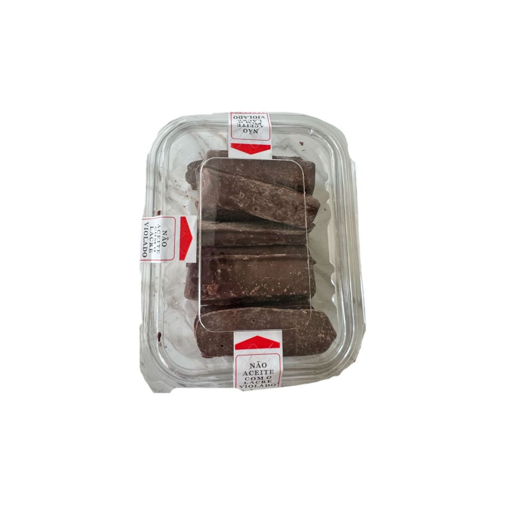 Choconana doce de banana banhada com chocolate ao meio amargo