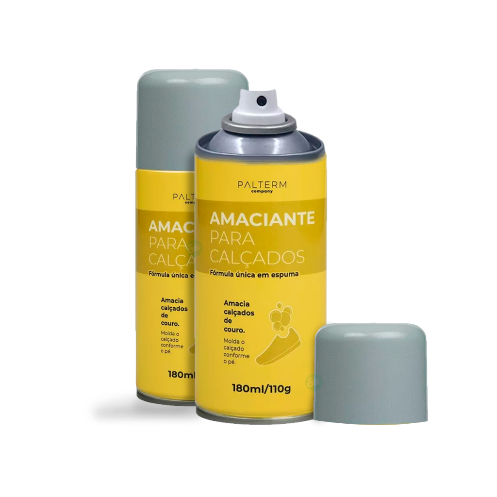Laceador Amaciante Hidratante De Calçados Sapato Lacear Bota Tenis Couro  Alargador Palterm 180ml