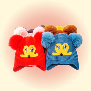 Gorro Touca Infantil Criança Menino Menina Tricotado Quente Fashion em Oferta na Shopee