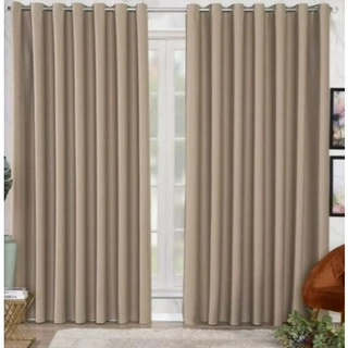 Cortina Blackout Tecido 2,80 x 2,30 Corta Luz Sala Quarto Escritório Ilhos Cromado Premium