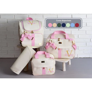 kit bolsas Maternidade Personalizada grande Com Nome do Bebe Menina/Menino em Oferta na Shopee