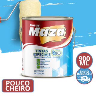 Tinta Esmalte A Base de água Brilhante Todas as Cores Maza 3,6L Epoxi para Azulejos Paredes Madeira Artesanato Ferro Latão Envio Imediato
