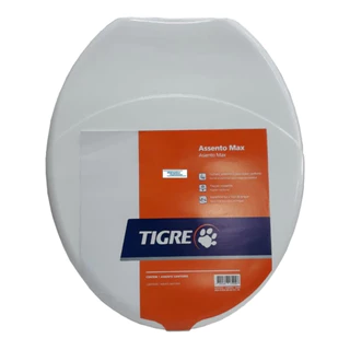 Assento Sanitário Tampa Vaso Oval Universal Tigre Original Branco Max Plena Deca Celite Icasa