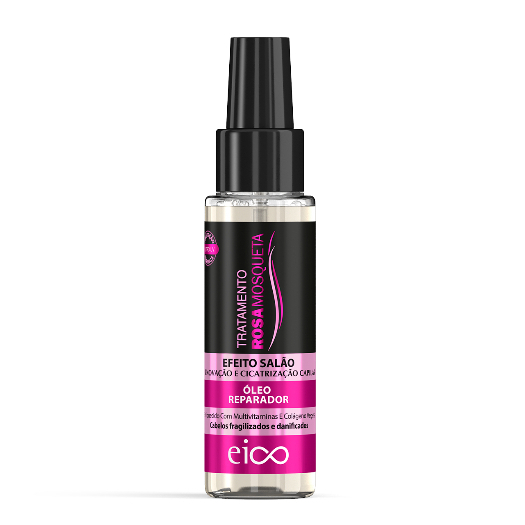 Eico Óleo Reparador de Pontas Rosa Mosqueta Proteção Térmica Filtro UV ...
