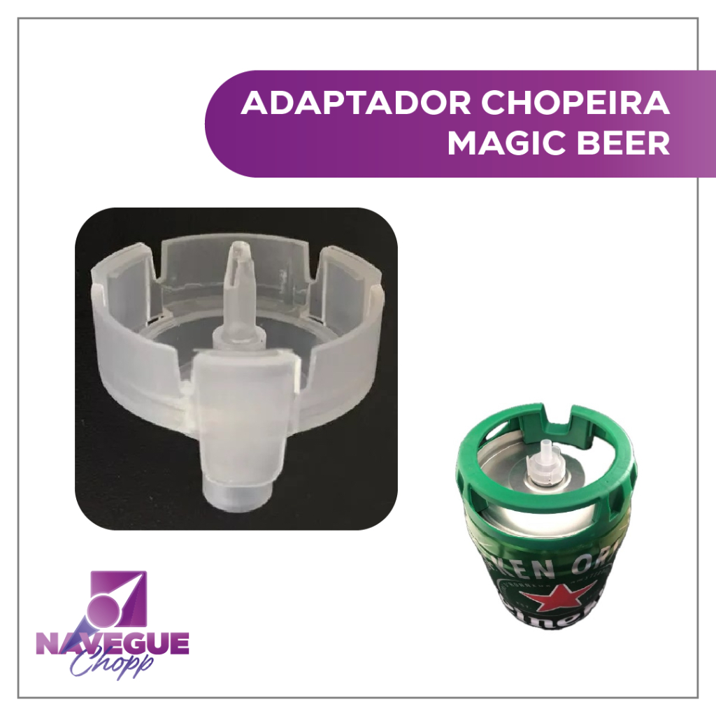 Adaptador de Chopp Magic Beer para Barril Heineken 5L - Ideal para ...