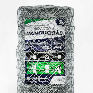 TELA HEXAGONAL MANGUEIRÃO TAG MALHA 3" FIO BWG 16 (1,65mm) RL 25X1,8m