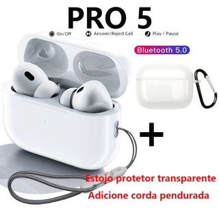 Fone De Ouvido AiPod pro 5s TWS Bluetooth Sem Fio Bluetooth 5.3 Esportivos