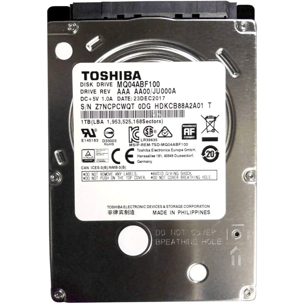HD 1TB para notebook Toshiba com Windows 10/11 + Pacote Office