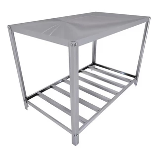 Bancada Mesa Inox paneleiro Industrial 90 Cm