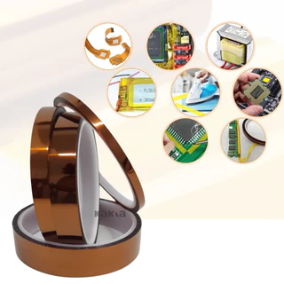 Fita Adesiva Térmica Kapton 1 Rolo 33m Sublimação Alta Temperatura para Conserto de Celulares