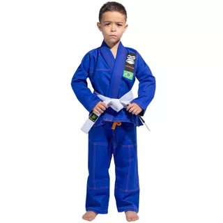 Kimono Jiu-jitsu Infantil Reforçado Gorilla Luta Treino Esporte Artes Marciais Criança Campeonato
