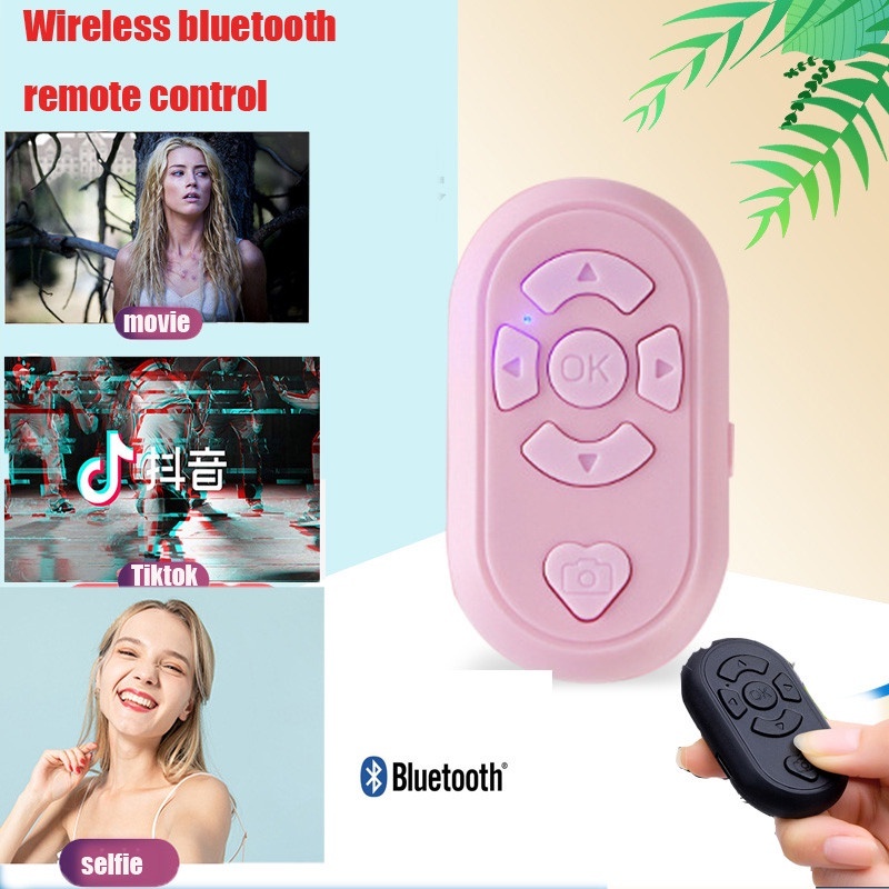 Controle remoto bluetooth/sem fio/selfie/vídeo/ebook virar mini controlador /Instagram，Tik Tok, Kwai fácil de usar
