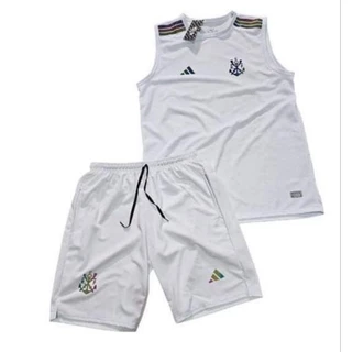 kit Conjunto Dri-Fit Esportivo Regata Bermuda Time Academia