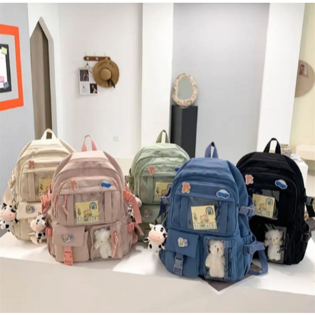 Mochila Feminina Escolar Passe Grande Capacidade Impermeável - 6601
