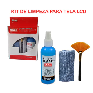 KIT DE LIMPEZA 3 EM 1 EM SPRAY PARA TELA LCD / NOTEBOOK / CELULAR