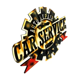 Placa Decorativa Garage Car Service Ferrugem 3D Alto Relevo MDF Cantinho do Churrasco Decoração Restaurante Bar Garagem