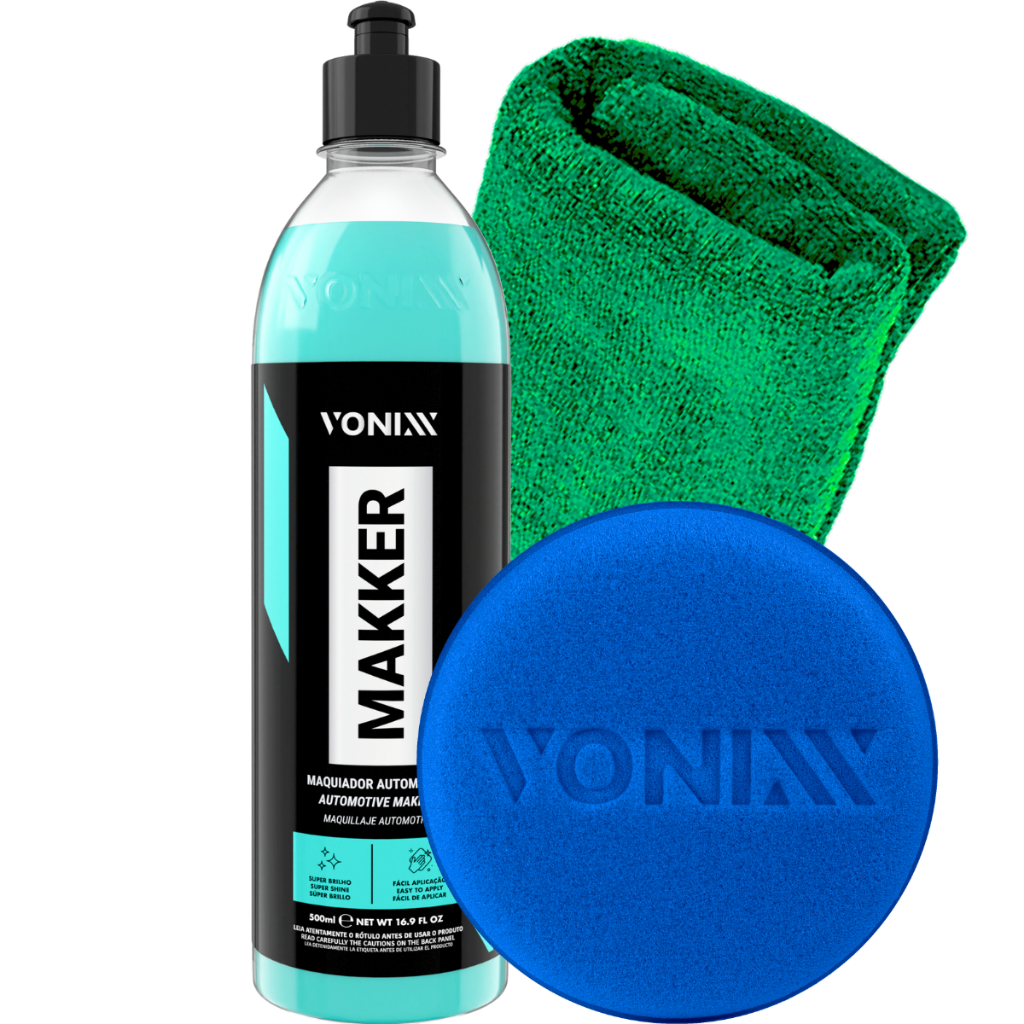 Makker Maquiador Automotivo Renova Pintura Defeitos Vonixx + Pano Aplicador