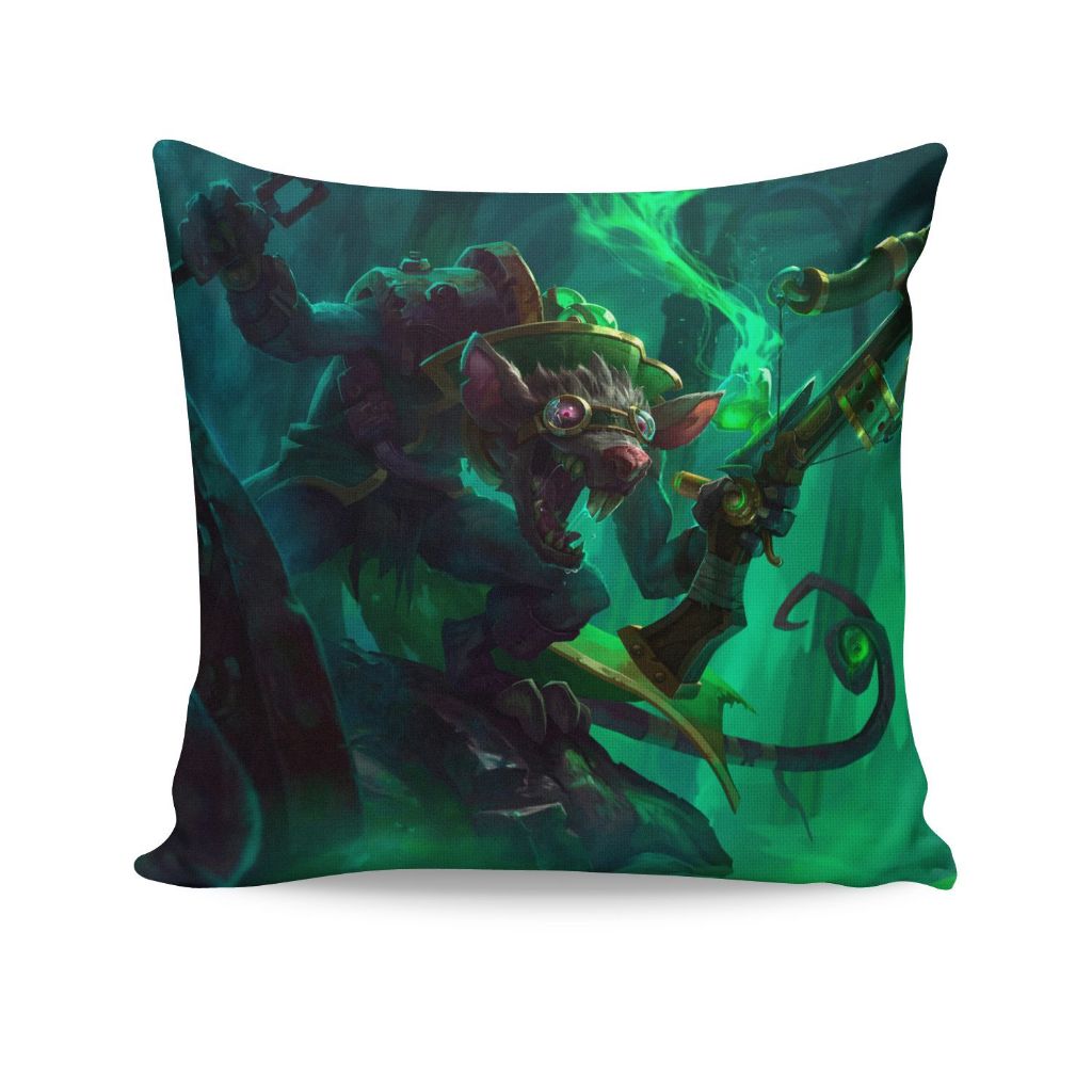 Almofada Twitch League of Legends Lol Diversas Skins 40 x 40 Cm