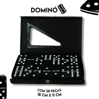 Domino De Osso Preto Profissional - Pedras Grandes - BNVT