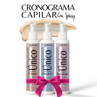 Kit Cronograma Capilar em Spray - Hidratação, Nutrição e Reconstrução em Oferta na Shopee