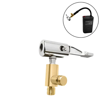 Bico Inflador Com Presilha De Ar De Pneu De Carro Bicicleta Adaptador Conector Da Válvula Bomba 8mm