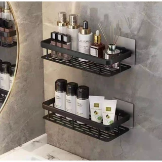Kit 3 Suporte De Shampoo Prateleiras De Banheiro Sem Furo Premium Top alumínio suporte de banheiro