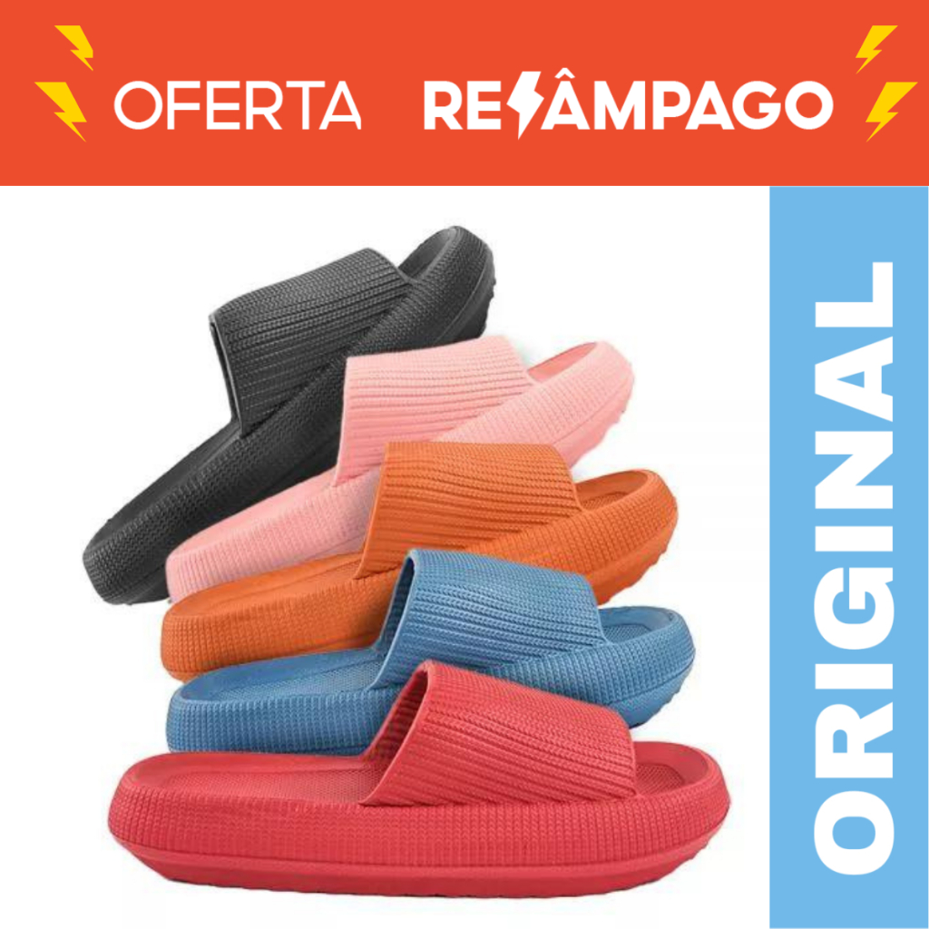 Chinelo Slide Ortopédico original 100% em EVA Leve e macio Muito Gostoso 2024