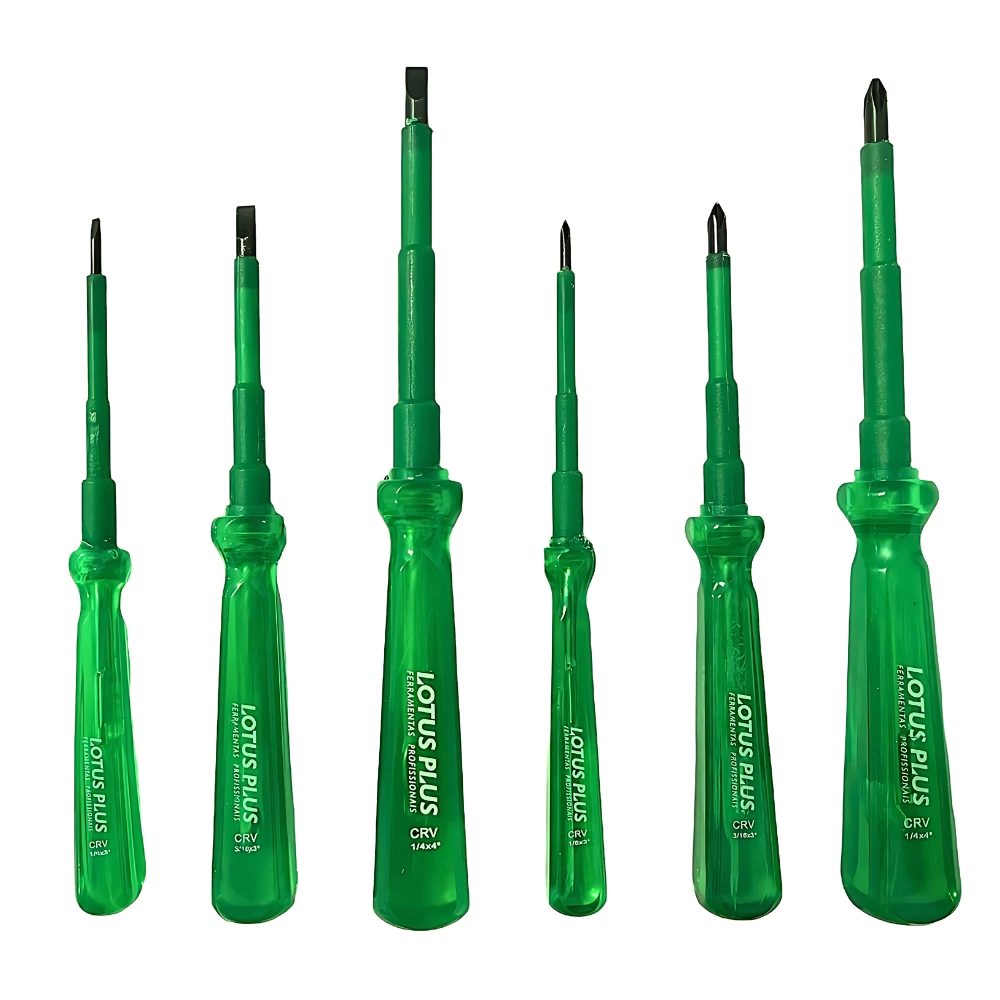 KIT 6 CHAVES FENDA PHILLIPS CRV ISOL.