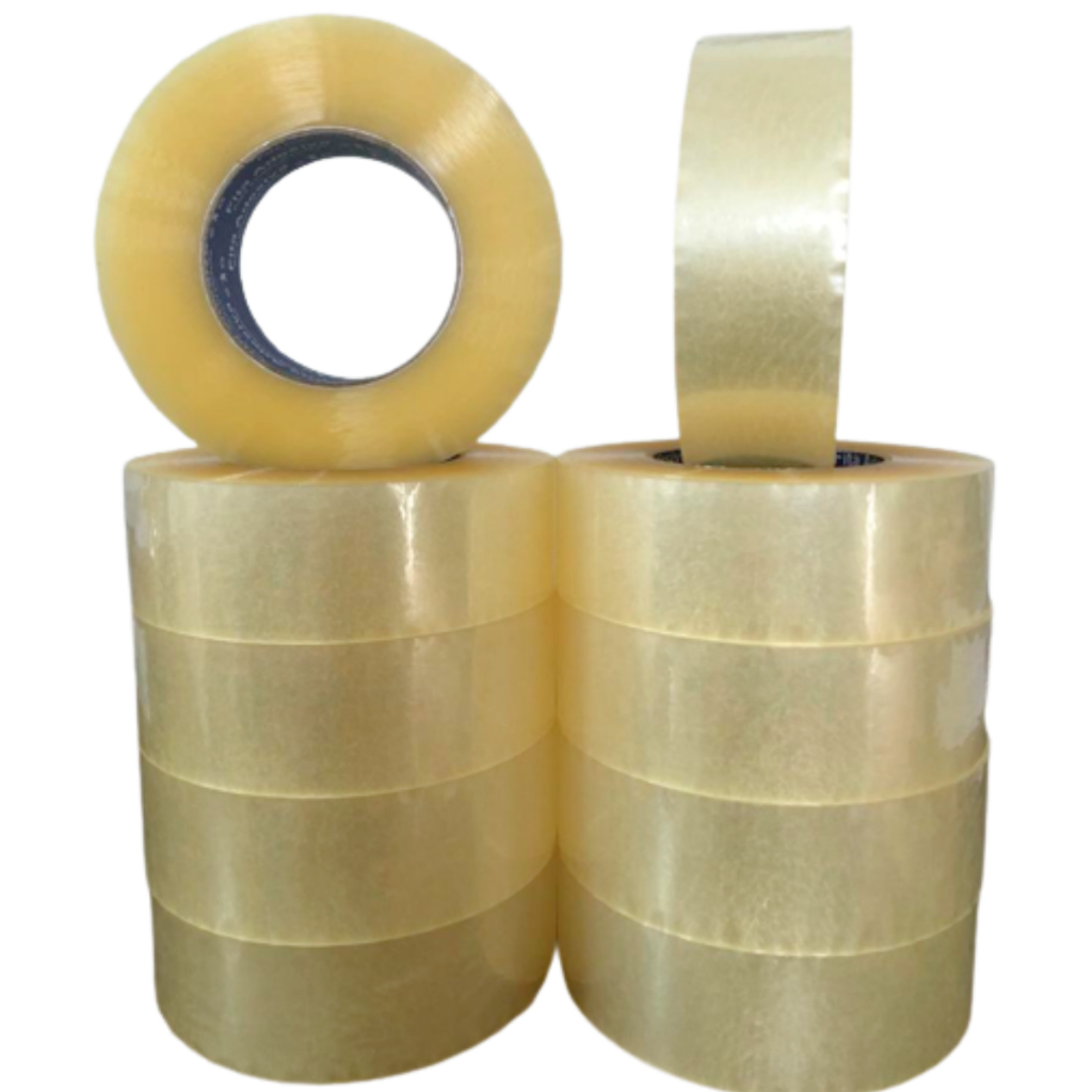 Fita Adesiva Larga Transparente com 500 metros 15 Rolos