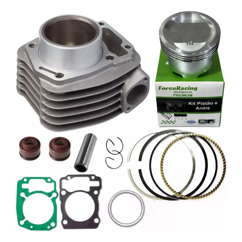 Kit 190cc Taxado E Cavado Para Titan Fan Bros 160